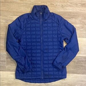The North Face womens medium blue zip up jacket
